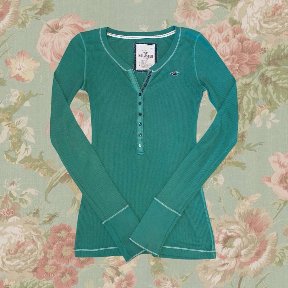 Vintage y2k Hollister Henley Top